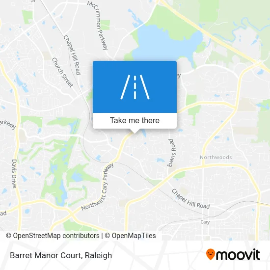 Barret Manor Court map