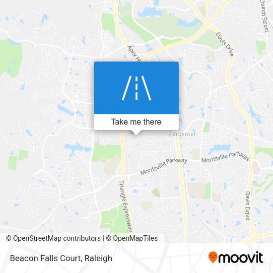 Beacon Falls Court map