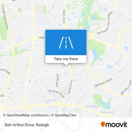 Bell Arthur Drive map