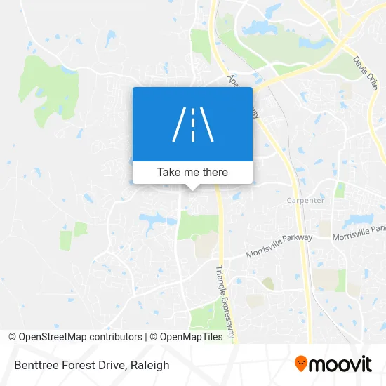 Benttree Forest Drive map