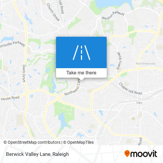 Berwick Valley Lane map