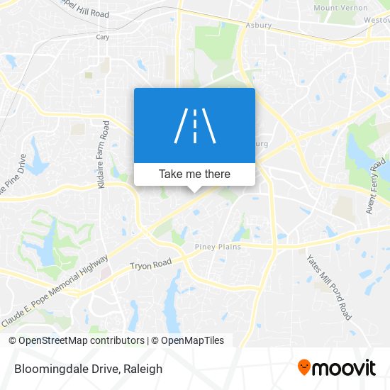 Bloomingdale Drive map