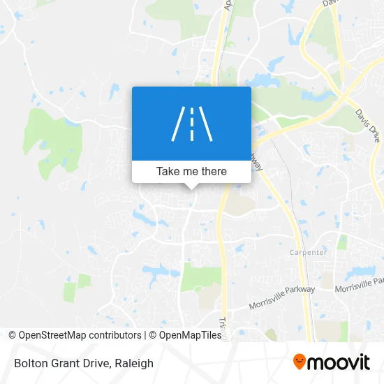 Bolton Grant Drive map