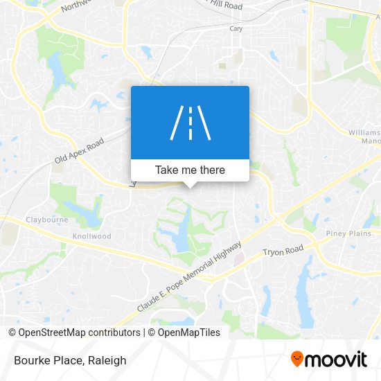 Mapa de Bourke Place