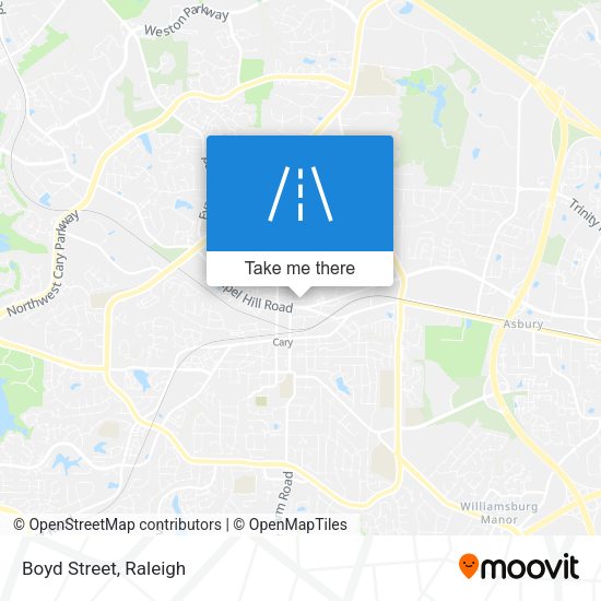 Mapa de Boyd Street
