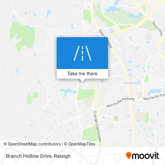 Branch Hollow Drive map