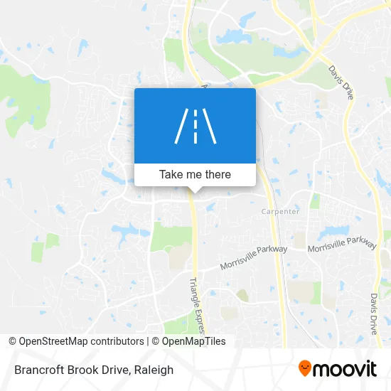 Brancroft Brook Drive map