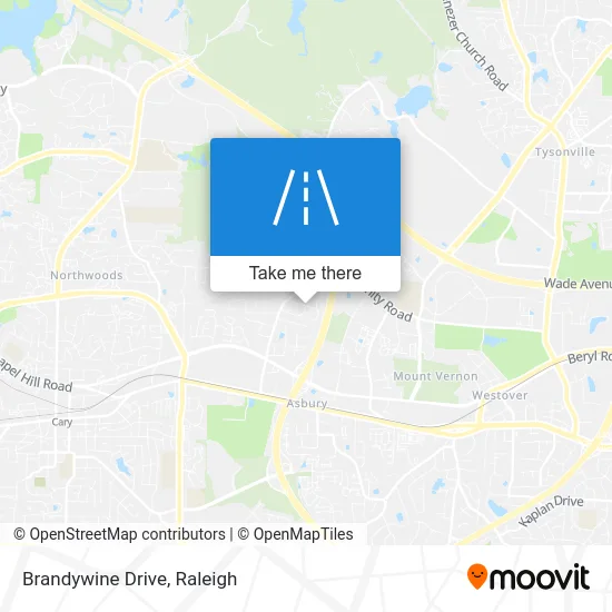 Brandywine Drive map