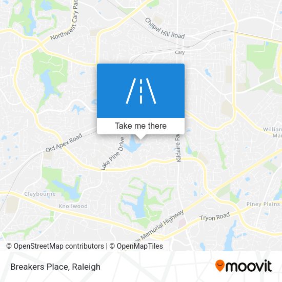 Mapa de Breakers Place
