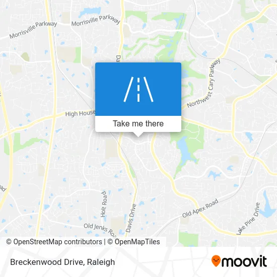 Breckenwood Drive map