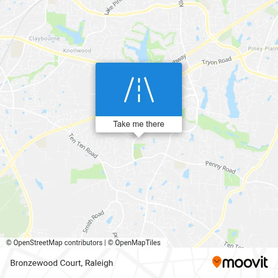 Bronzewood Court map