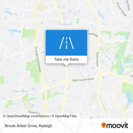Brook Arbor Drive map