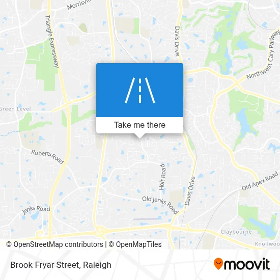 Brook Fryar Street map