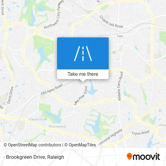 Brookgreen Drive map
