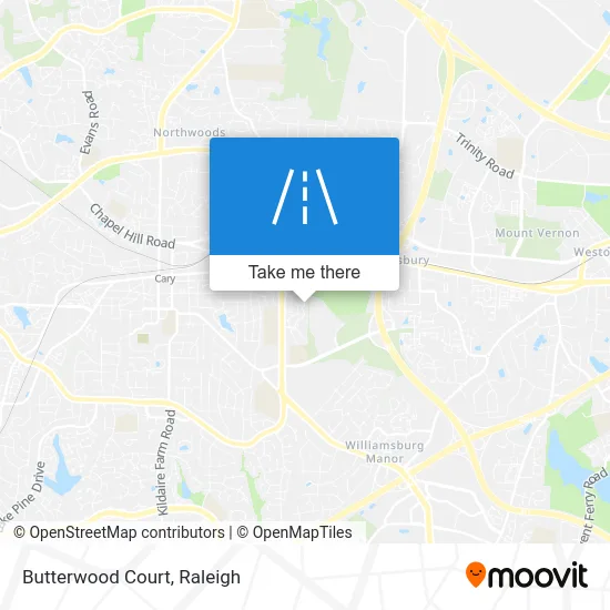 Butterwood Court map