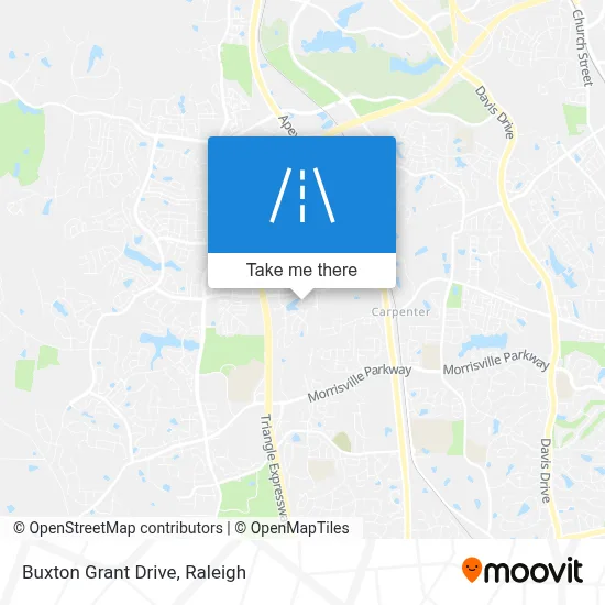 Buxton Grant Drive map