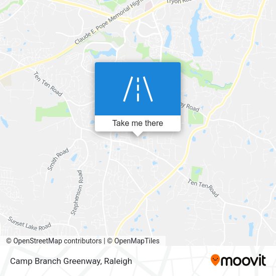 Camp Branch Greenway map