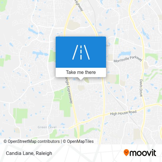 Mapa de Candia Lane