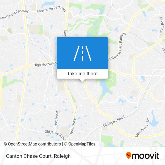 Mapa de Canton Chase Court