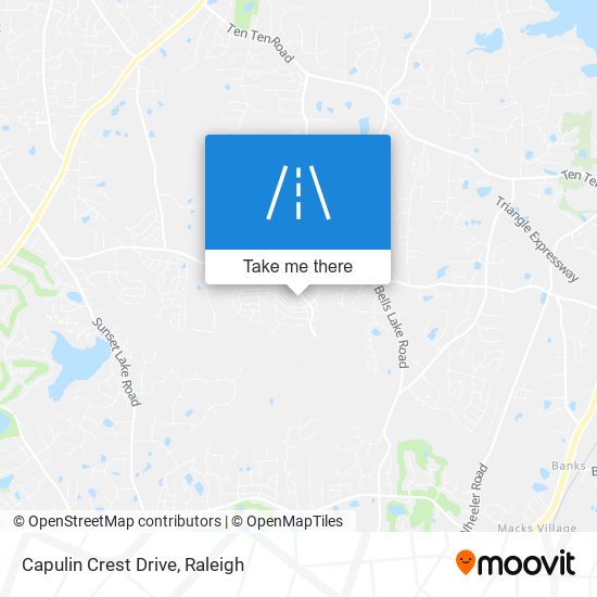 Mapa de Capulin Crest Drive