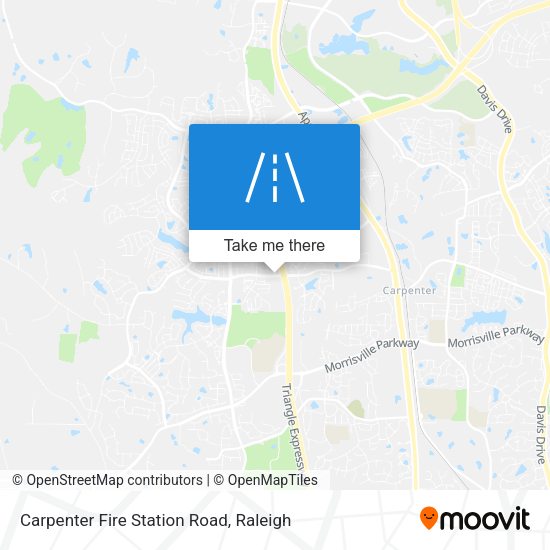Mapa de Carpenter Fire Station Road