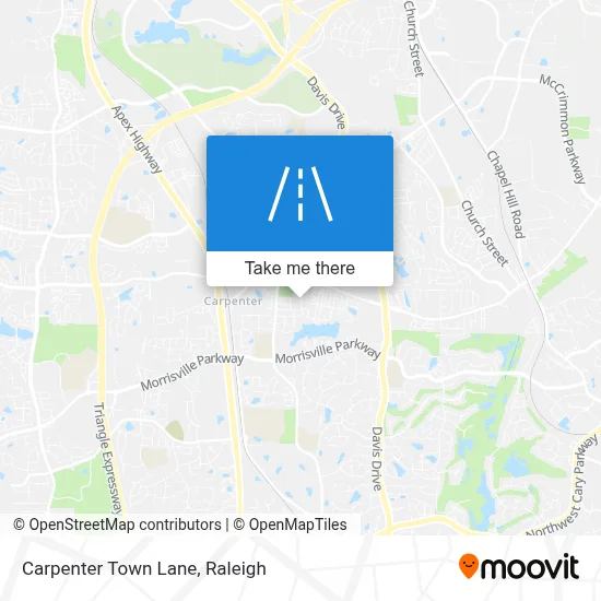 Carpenter Town Lane map