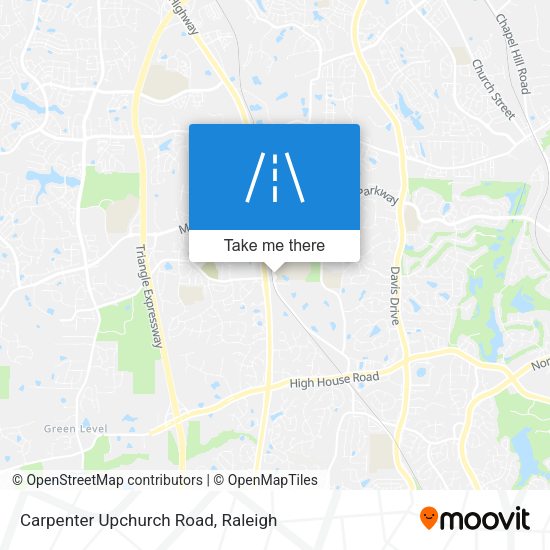Carpenter Upchurch Road map