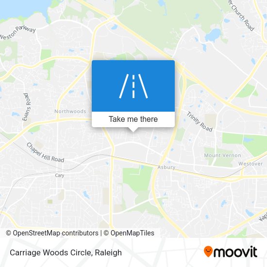 Carriage Woods Circle map