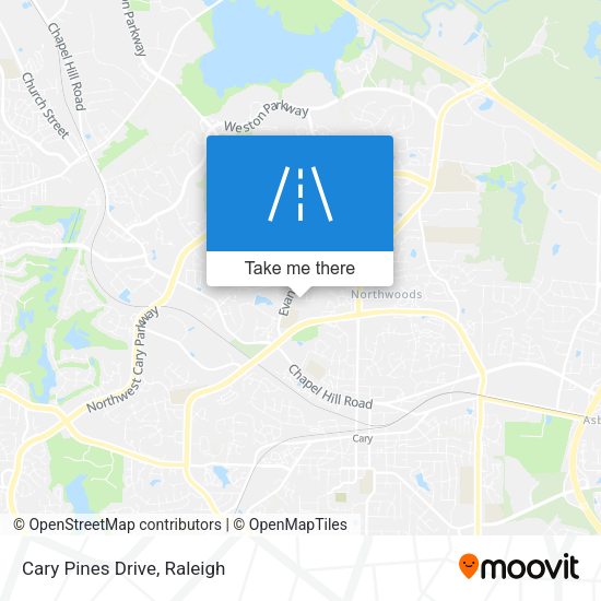 Mapa de Cary Pines Drive