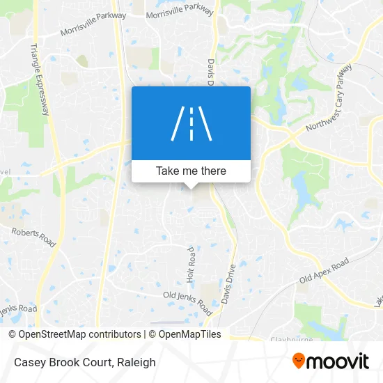 Casey Brook Court map
