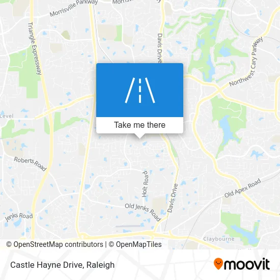 Castle Hayne Drive map