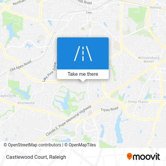 Castlewood Court map