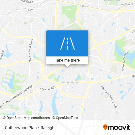 Catherwood Place map