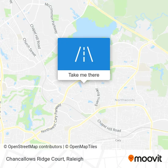 Chancallows Ridge Court map