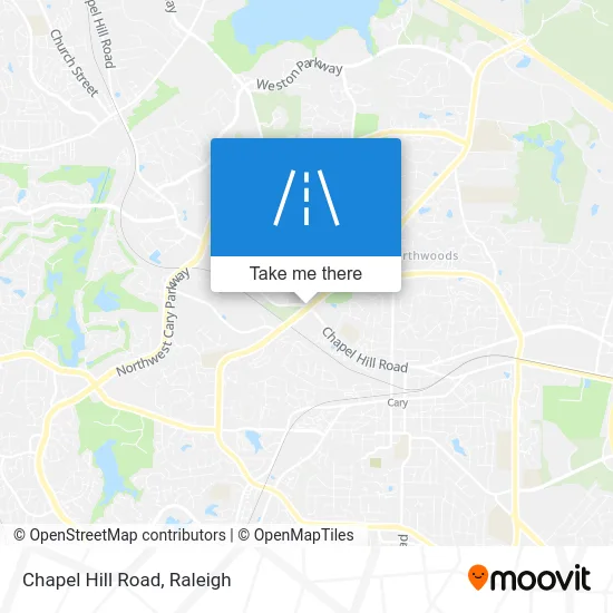 Chapel Hill Road map