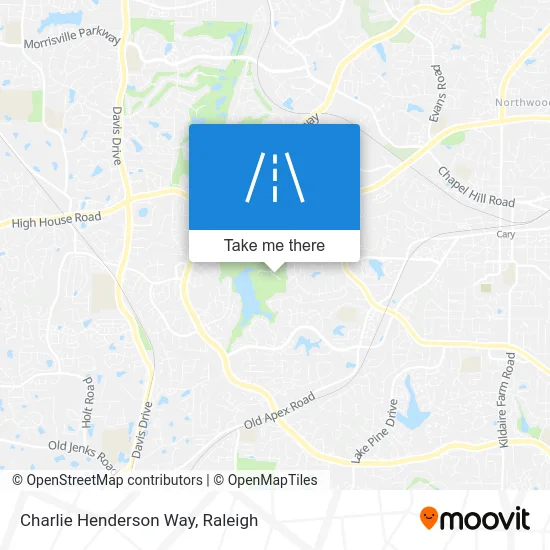 Charlie Henderson Way map
