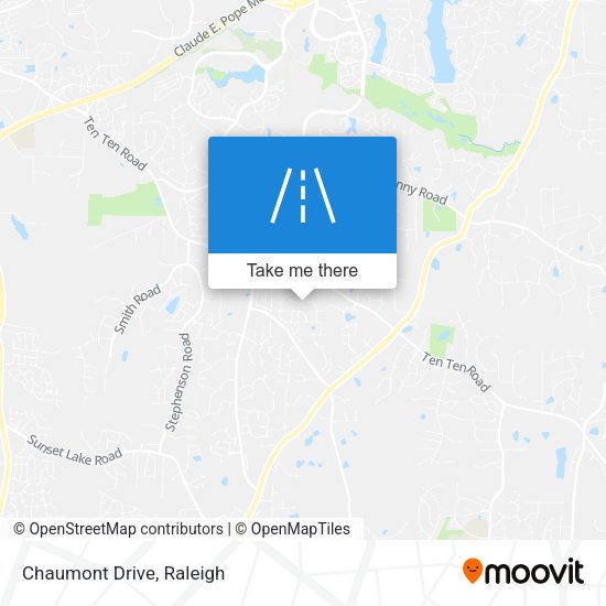 Mapa de Chaumont Drive