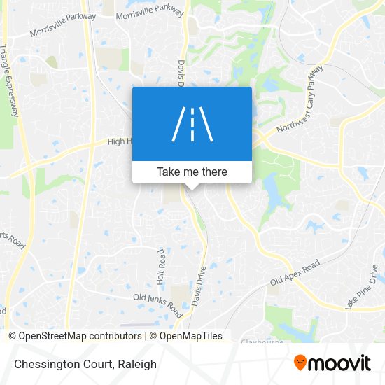 Mapa de Chessington Court