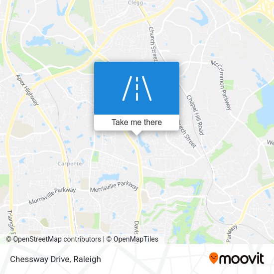 Mapa de Chessway Drive