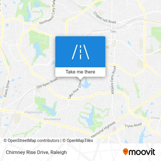 Chimney Rise Drive map