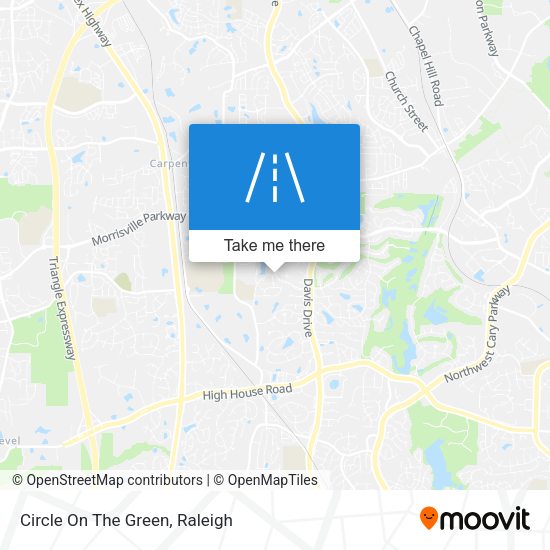 Circle On The Green map