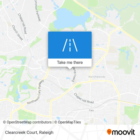 Clearcreek Court map