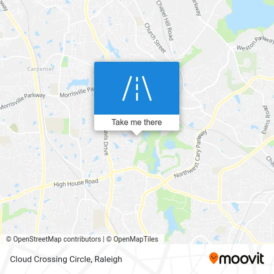 Cloud Crossing Circle map