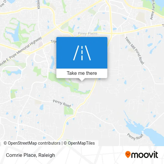 Comrie Place map