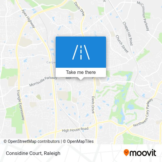 Mapa de Considine Court