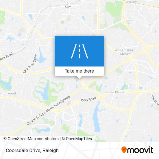 Mapa de Coorsdale Drive