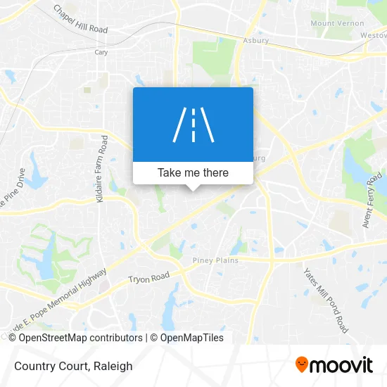 Country Court map