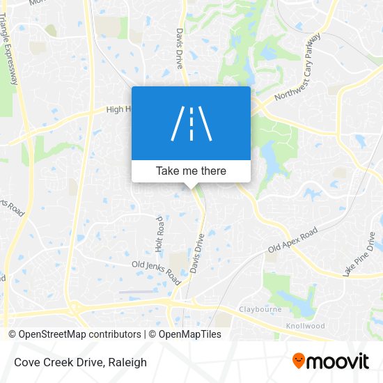 Mapa de Cove Creek Drive