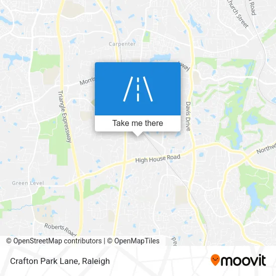 Crafton Park Lane map