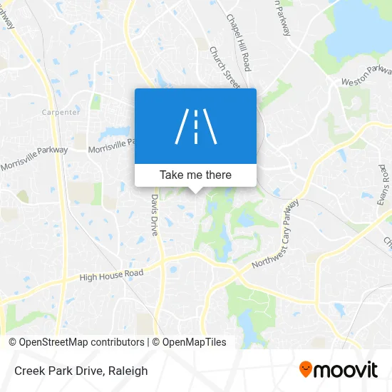 Creek Park Drive map